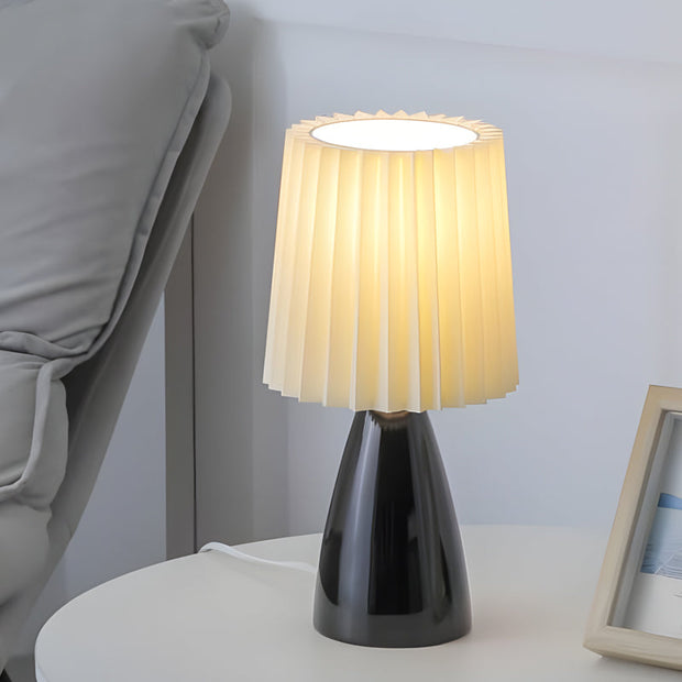 GlowWeave - Dimmable Fabric Shade Lamp with USB