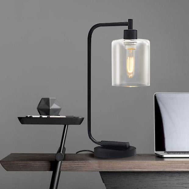 GlowForma – Contemporary Cylinder Desk Light with Adjustable Brightness