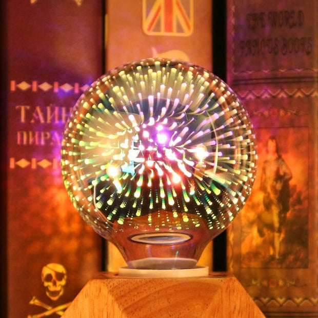 BrightGlow - Sparkling 3D Firework Edison Bulb