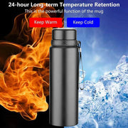 ThermaGuard – Premium Stainless Steel Bottle for 24-Hour Hot & Cold Drinks