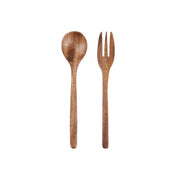 NatureSet - Burlywood Kitchen Spoon and Fork Pair