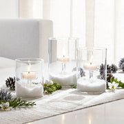 PureLight - Trio of Transparent Candle Holders for Elegant Tables