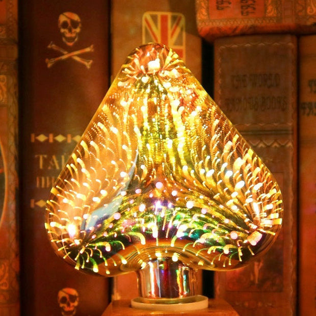 BrightGlow - Sparkling 3D Firework Edison Bulb