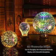 BrightGlow - Sparkling 3D Firework Edison Bulb