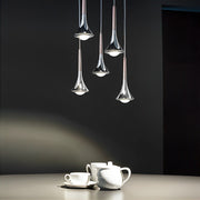 GlowCascade – Minimalist Waterdrop LED Hanging Light