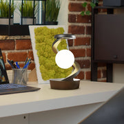 MoonGlide – Spinning Lunar Lamp & Wireless Charger