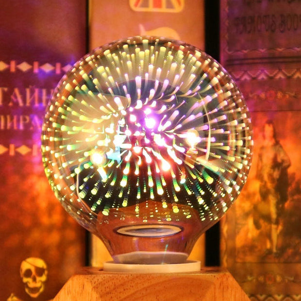 BrightGlow - Sparkling 3D Firework Edison Bulb