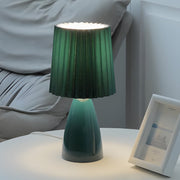 GlowWeave - Dimmable Fabric Shade Lamp with USB