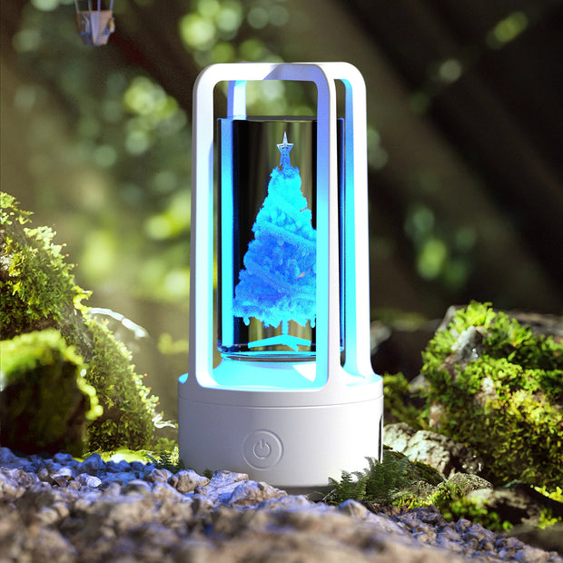 LumiTune – Elegant Crystal Lamp with Wireless Speaker