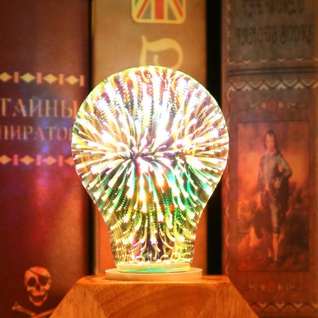 BrightGlow - Sparkling 3D Firework Edison Bulb