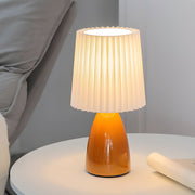 GlowWeave - Dimmable Fabric Shade Lamp with USB