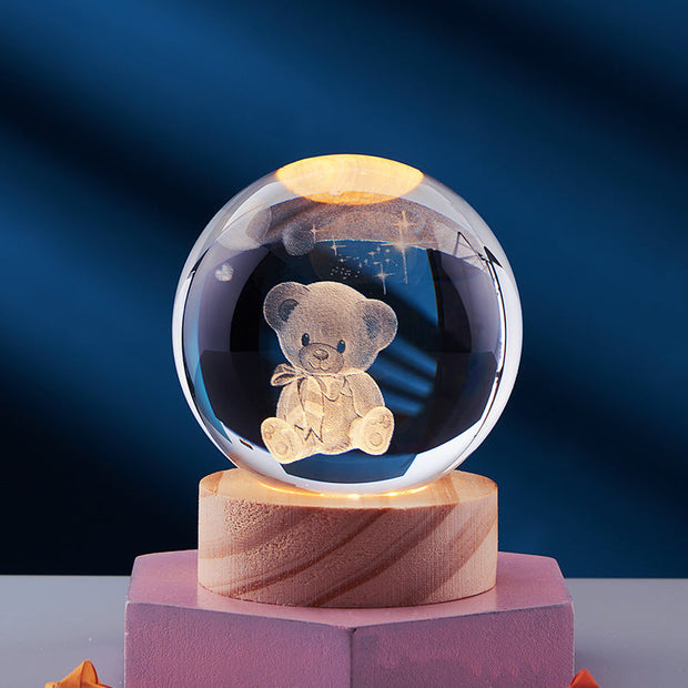 BrightCrystal - Magical 3D Crystal Night Lamp