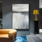 WhisperingWaters – A Tranquil Reflection of Nature on Stretched Canvas