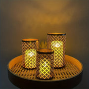 StylishFlame - 3-Piece Iron Candle Holders