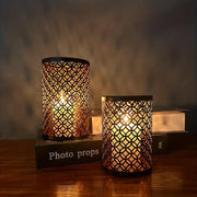 StylishFlame - 3-Piece Iron Candle Holders