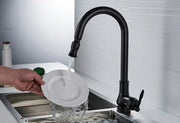 BronzeFlow – Antique Touch Control Kitchen Faucet