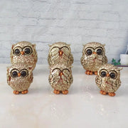 MajesticOwl – Handcrafted Owl Figurines with Feather Accents