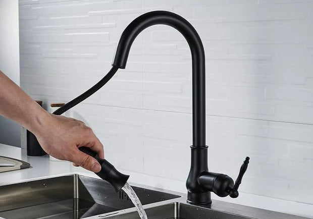 BronzeFlow – Antique Touch Control Kitchen Faucet