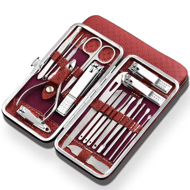 SteelGroom – 19-Piece Durable Stainless Steel Manicure & Pedicure Kit