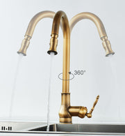 BronzeFlow – Antique Touch Control Kitchen Faucet