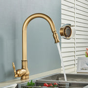 BronzeFlow – Antique Touch Control Kitchen Faucet