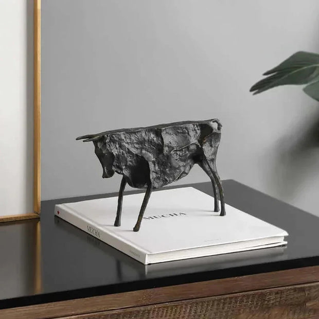 LumaRage - Contemporary Abstract Bull Figurine