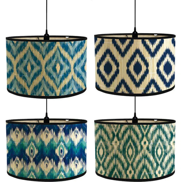 NomadAura – Artistic Bamboo Light Cover with Ethnic Designs