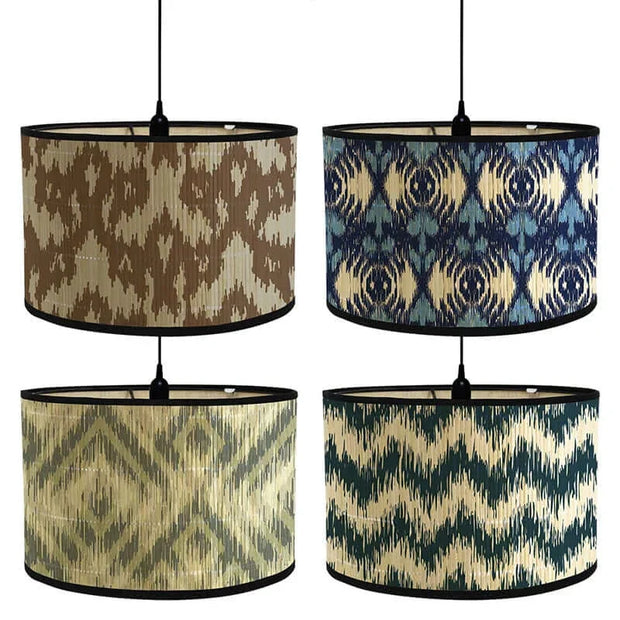 NomadAura – Artistic Bamboo Light Cover with Ethnic Designs