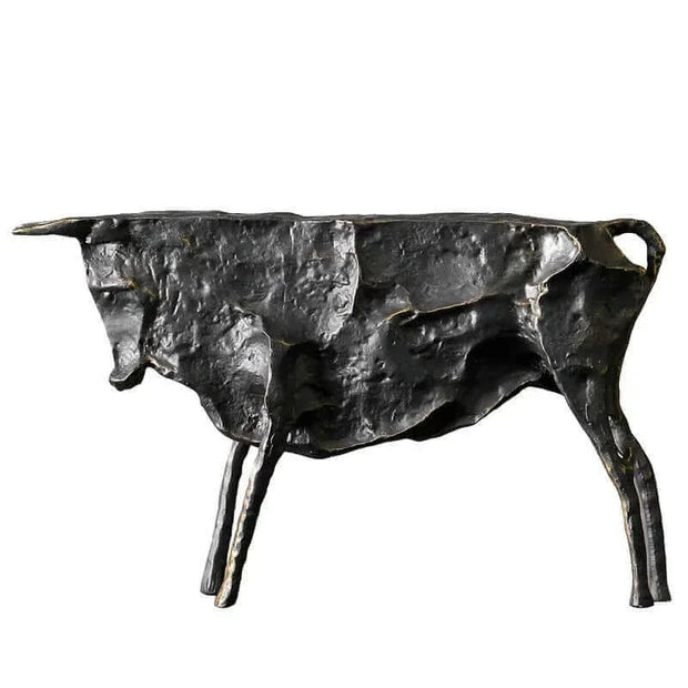 LumaRage - Contemporary Abstract Bull Figurine