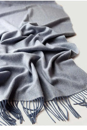 PureWarmth – Soft Wool Throw with Classic Fringes