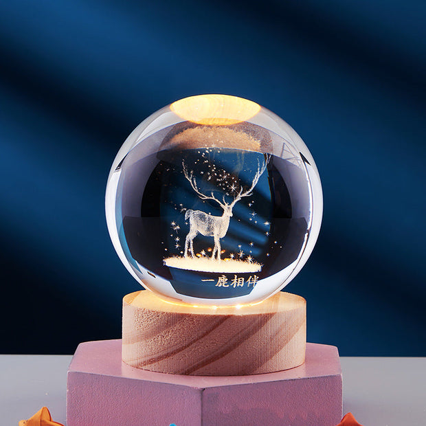 BrightCrystal - Magical 3D Crystal Night Lamp