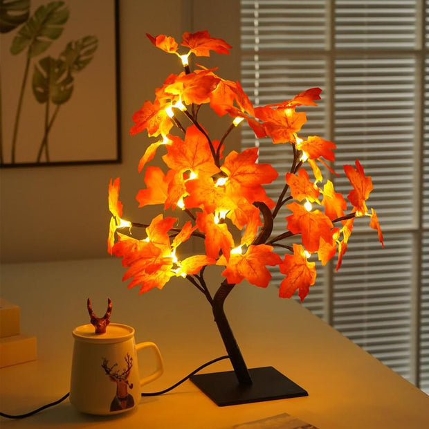 AutumnGlow – Warm & Cozy Maple Leaf Lamp