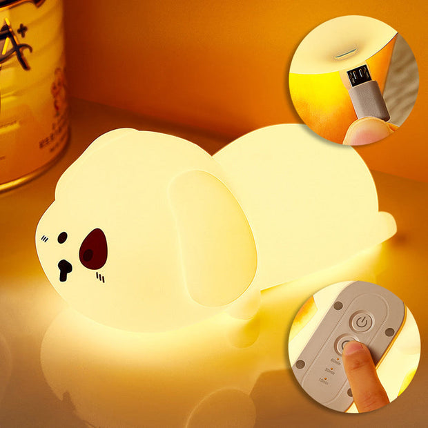 SnugglePup – Soft Tap Night Lamp for Kids