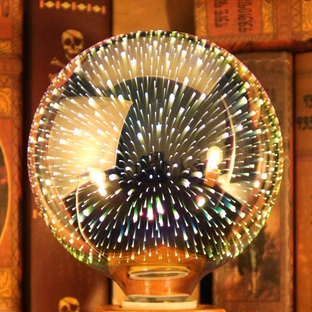 BrightGlow - Sparkling 3D Firework Edison Bulb