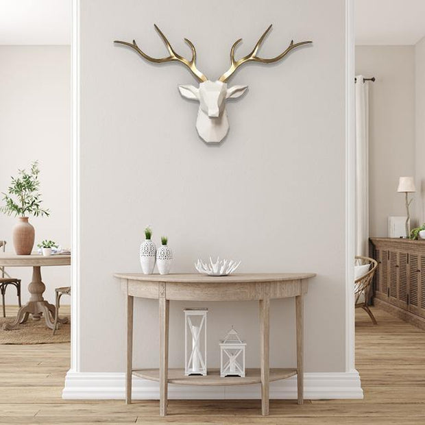 VividRack - 3D Nordic Deer Head Wall Sculpture