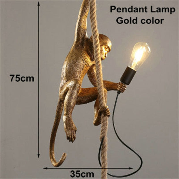 JungleGlow – Playful Monkey Lamp for a Wild Touch