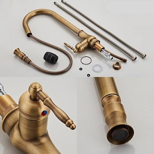 BronzeFlow – Antique Touch Control Kitchen Faucet