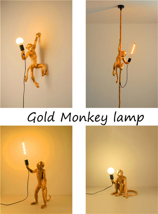 JungleGlow – Playful Monkey Lamp for a Wild Touch