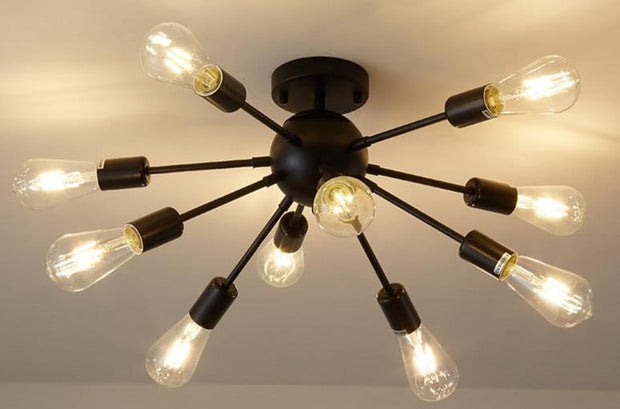 GlintAura – Contemporary Multi-Bulb Chandelier