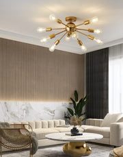 GlintAura – Contemporary Multi-Bulb Chandelier