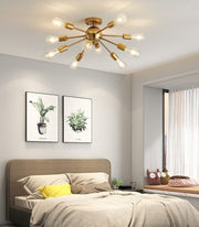 GlintAura – Contemporary Multi-Bulb Chandelier