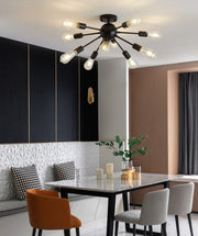 GlintAura – Contemporary Multi-Bulb Chandelier