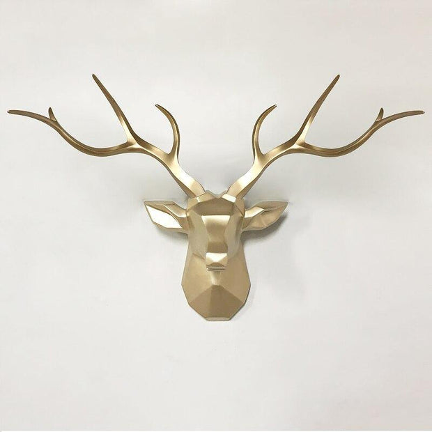 VividRack - 3D Nordic Deer Head Wall Sculpture